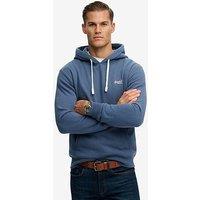 Superdry Essential Logo Classic Hoodie - Blue