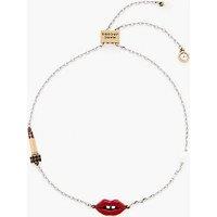 Marc Jacobs Lip Rouge Slider Bracelet - Silver