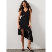 Allsaints Lailey Assymetric Dress - Black
