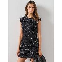 Allsaints Tamara Embellished Dress - Black