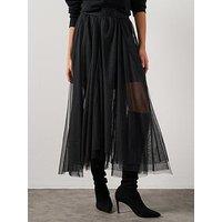 Allsaints Ally Tulle Skirt - Black