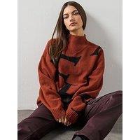 Allsaints A Star Jumper - Brown