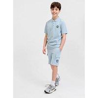 Jack & Jones Junior Boys Alliance Polo T-Shirt & Shorts Set - Celestial Blue