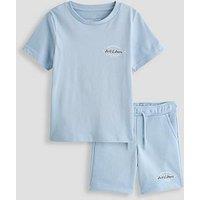 Jack & Jones Mini Younger Boys Brandon T-Shirt & Shorts Set - Celestial Blue