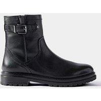 Mint Velvet Gia Biker Boot - Black