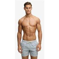 Superdry Seer Sucker 15" Swim Shorts - Light Blue