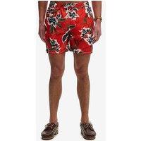 Superdry Hawaiian Print 16 Swim Shorts - Red