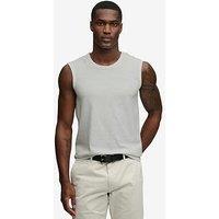 Superdry Classic Cotton Linen Vest - White