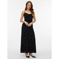 Vero Moda Cowl Neck Maxi Dress - Black