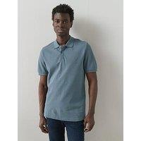 The Very Collection Pure Cotton Pique Polo - Light Blue