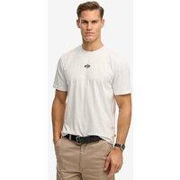 Superdry Micro Logo Relaxed T-Shirt - White