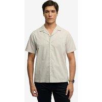 Superdry Cabana Short Sleeve Shirt - Beige