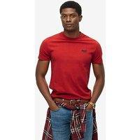 Superdry Cotton Essential Logo T-Shirt - Red
