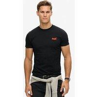 Superdry Cotton Essential Logo T-Shirt - Black
