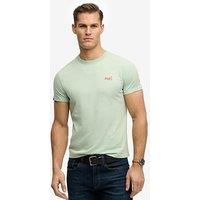 Superdry Organic Cotton Essential Logo T-Shirt - Light Green