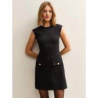 New Look Black Sleeveless Mini Dress