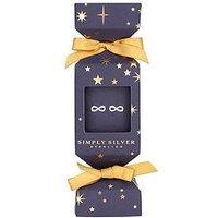 Simply Silver Cubic Zirconia Infinity - Christmas Gift Cracker
