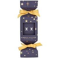 Simply Silver Cubic Zirconia Kiss Gift Cracker