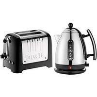 Dualit Lite Kettle & 2 Slot Toaster Black Gloss