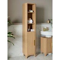 The Very Collection Carina Tall Bathroom Cabinet - Oak