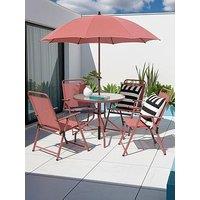 The Very Collection Santa Rosa 6-Piece Dining Set - Rust