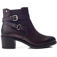 Moda In Pelle Libres Block Heel Chelsea Boot - Dark Brown