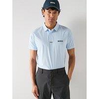 Boss Mens Golf Paddytech Polo Shirt - Blue