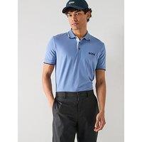 Boss Mens Golf Paddy Pro Polo Shirt - Blue