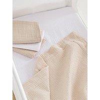 Cuddleco Universal Crib/ Co Sleeper Bedding Set - Cashmere Waffle