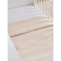 Cuddleco Cot Bed Quilt - Cashmere Waffle