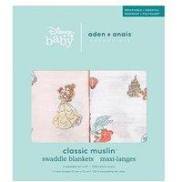 Aden + Anais Essential Cotton Muslin 2 Pack Swaddle Blanket - Disney Princess