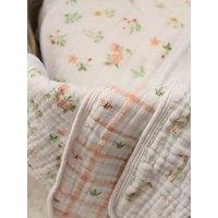 Aden + Anais Essentials 3-Pack Cotton Muslin Washcloth Set - Country Floral