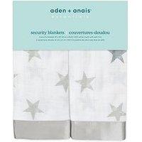 Aden + Anais Essentials 2-Pack Cotton Muslin Security Blankets - Dusty