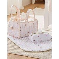 Cuddleco Changing Set - Ditsy Cherry
