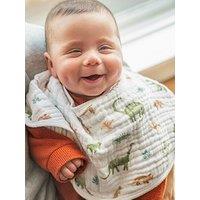 Aden + Anais Essentials Cotton Muslin Baby Burpy Bib - Dino Jungle
