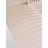 Cuddleco Cot Bed Sheets 2Pk - Cashmere Waffle