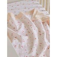 Cuddleco Comforter Blanket - Ditsy Cherry