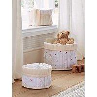 Cuddleco 3Pk Storage Baskets - Ditsy Cherry