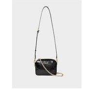 Osprey London The Fulham Faux Leather Crossbody Bag - Black