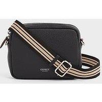 Osprey London The Chiswick Leather Crossbody Bag - Black