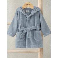 Mamas & Papas Baby Boys Dinosaur Dressing Gown - Blue