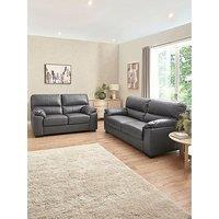The Very Collection Ambrose 3 + 2 Seater Leather Sofa Set (Buy & Save!) - Fsc Certified