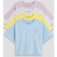 The Very Collection Girls 4 Pack T-Shirts - Multi