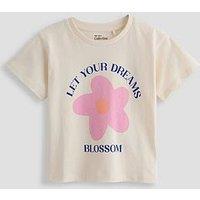 The Very Collection Girls Graphic Floral T-Shirt - Print