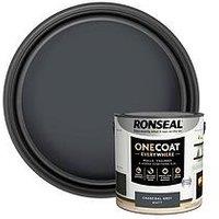 Ronseal One Coat Everywhere Interior Paint Charcoal Grey Matt 2.5 Litre