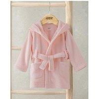 Mamas & Papas Baby Girls Bunny Dressing Gown - Pink