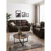 The Very Collection Naples 3 + 2 Seater Leather Sofa Set - Fsc Certified