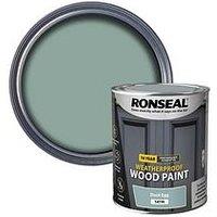 Ronseal 10 Year Weatherproof Wood Paint Duck Egg Blue Satin 750Ml