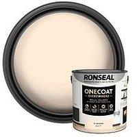 Ronseal One Coat Everywhere Interior Paint Almond Matt 2.5 Litre
