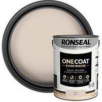 Ronseal One Coat Everywhere Interior Paint Clay Matt 5 Litre